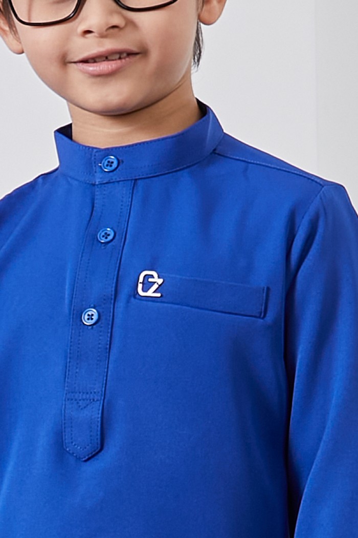 Baju Melayu Yusoff Kids - Royal Blue