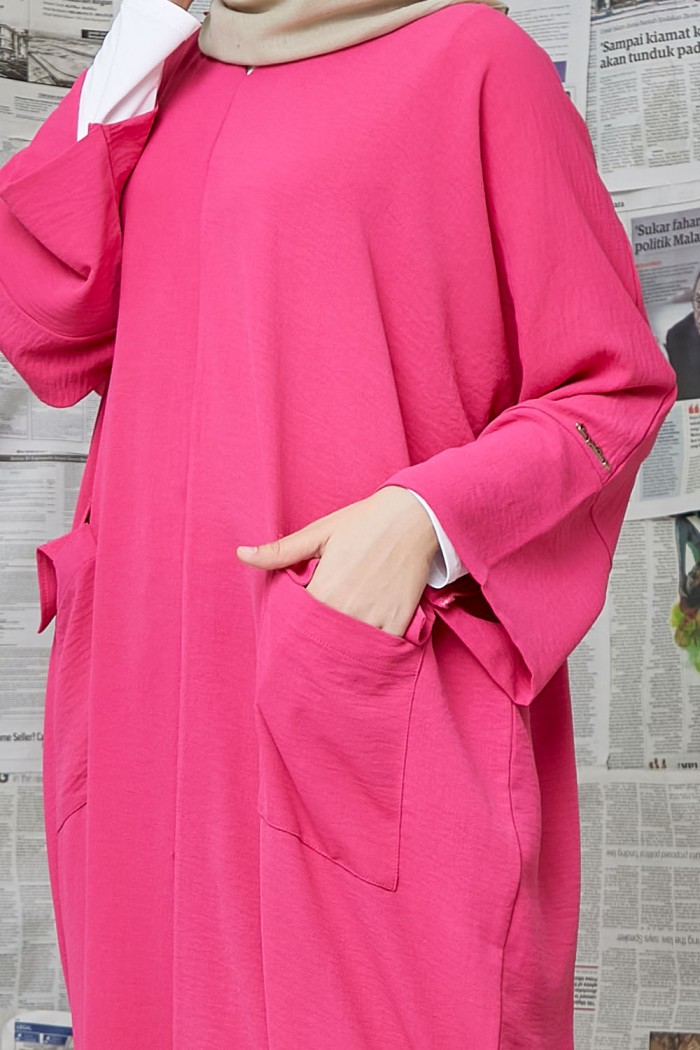 Carya Kaftan - Hot Pink