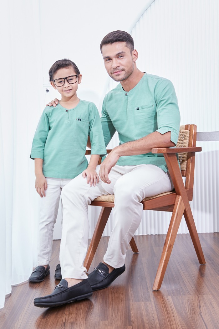 Kurta Hayder Kids - Mint Green