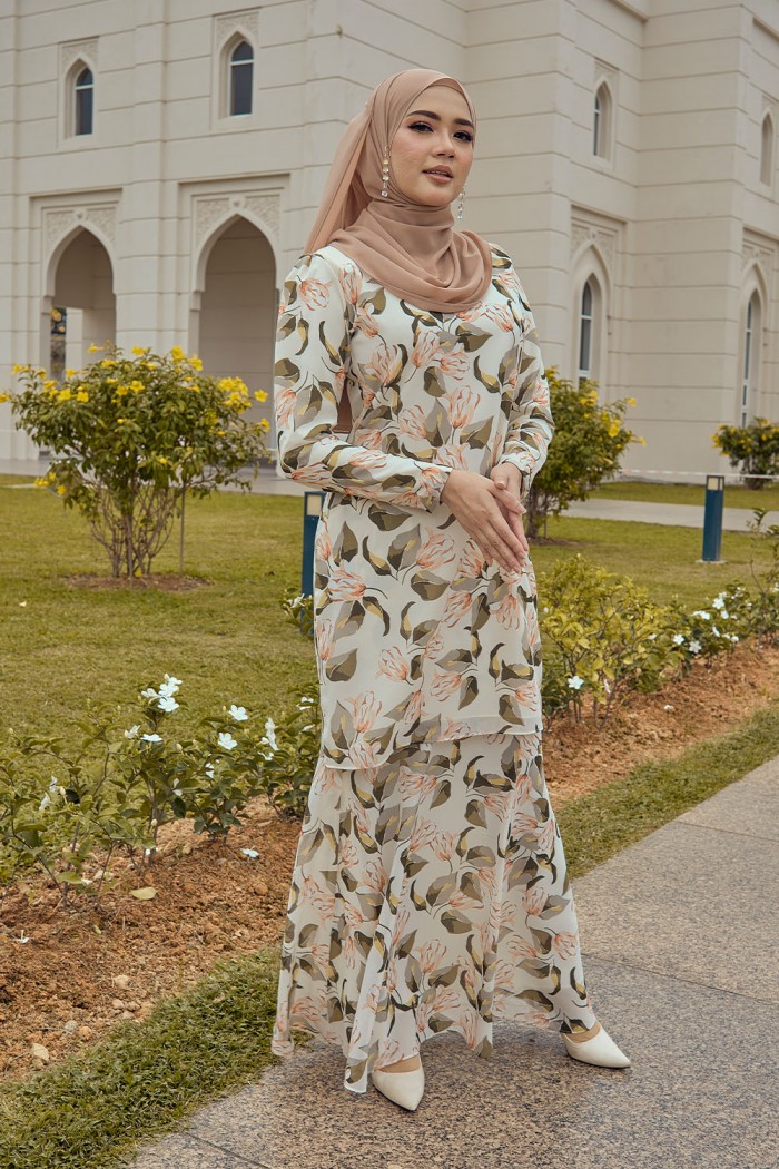 Maharani Kurung - MK04 - Morning Tulip