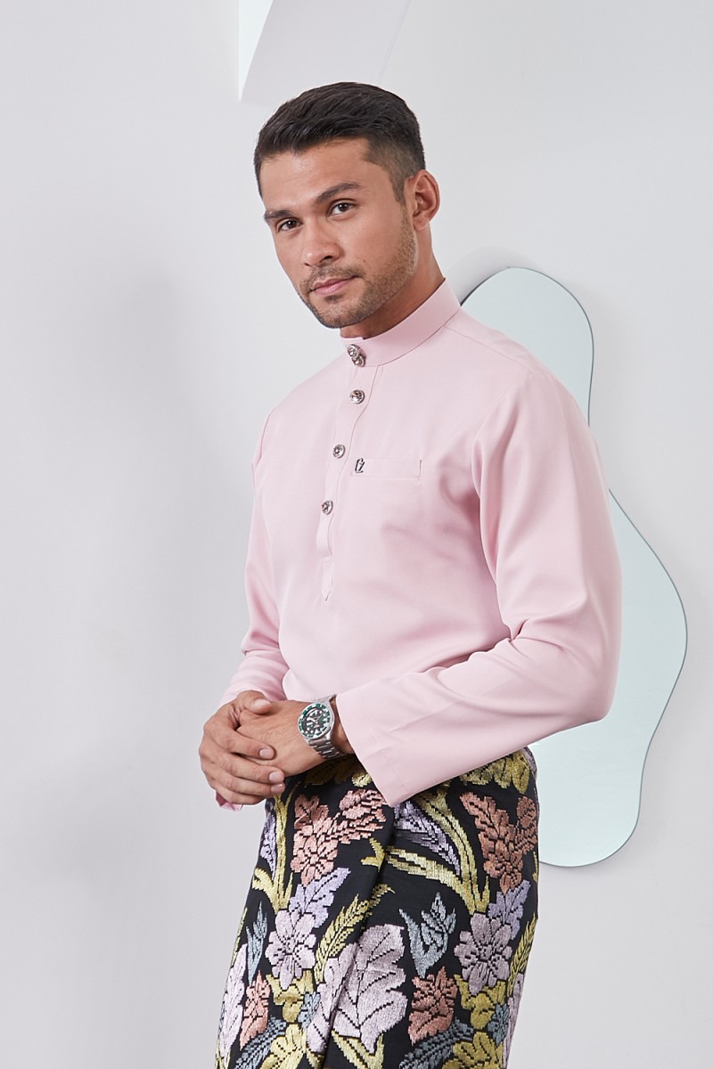 Baju Melayu Yusoff - Soft Pink