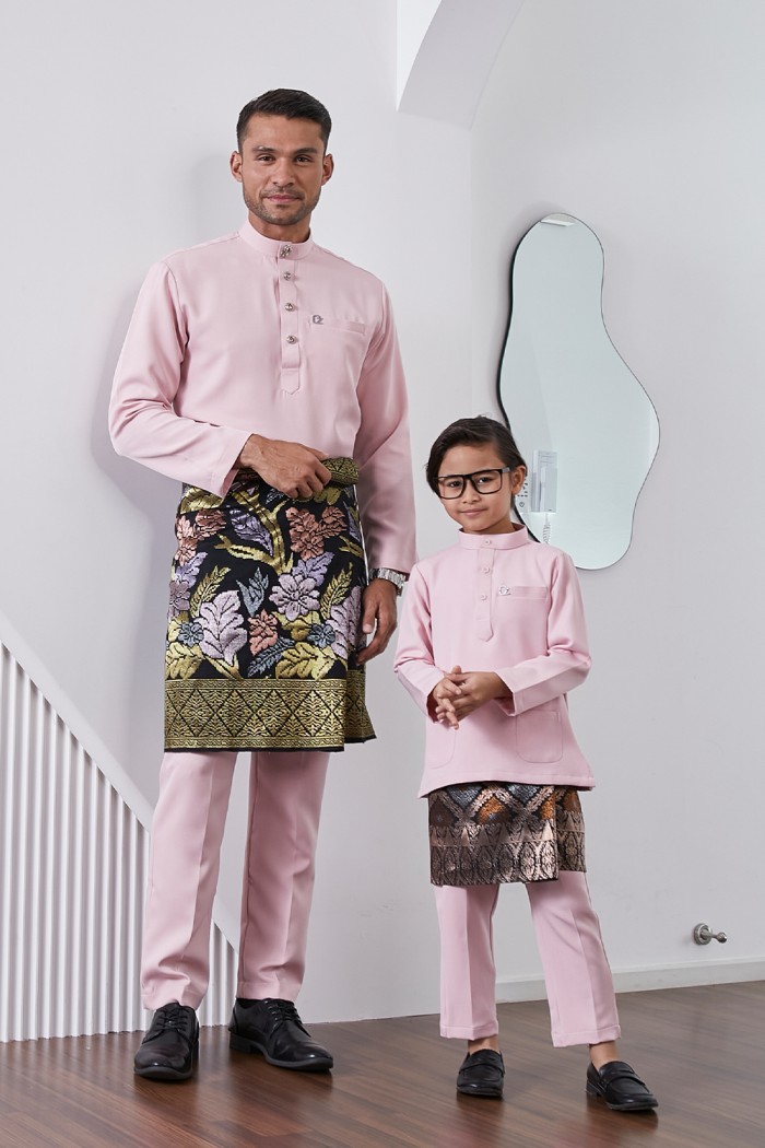 Baju Melayu Yusoff - Soft Pink