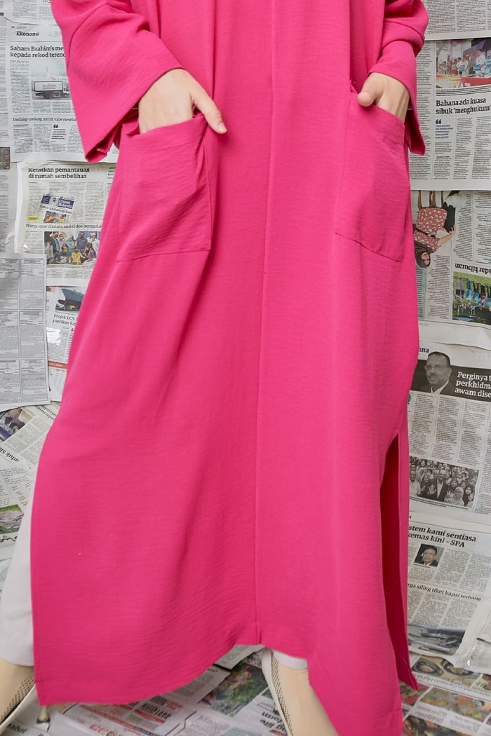 Carya Kaftan - Hot Pink