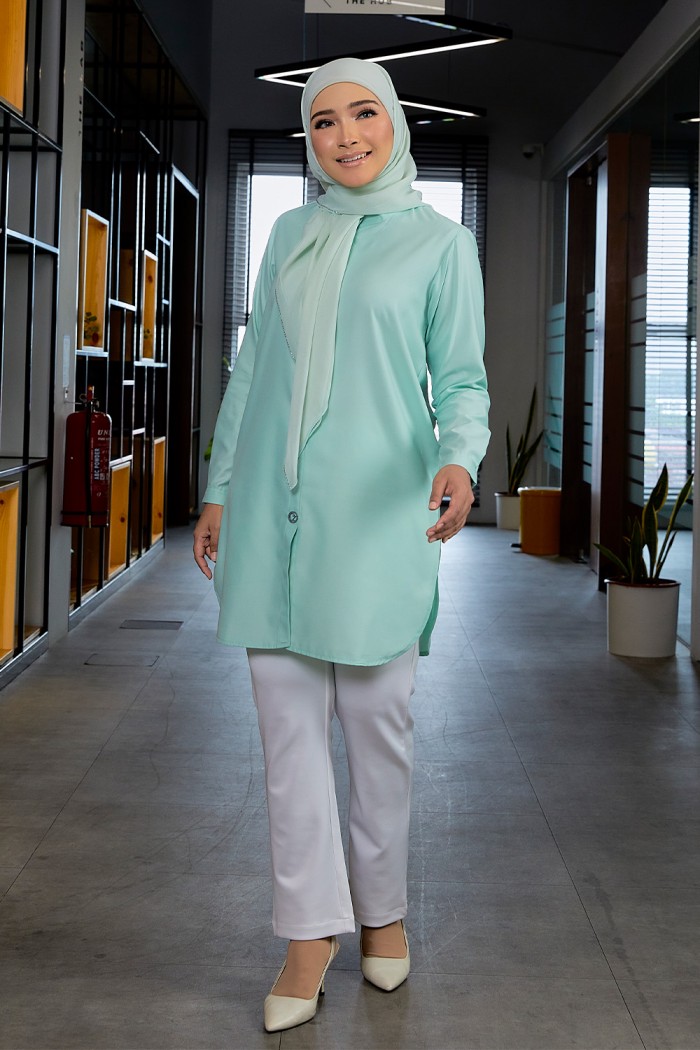 Aileen Blouse - Mint Green