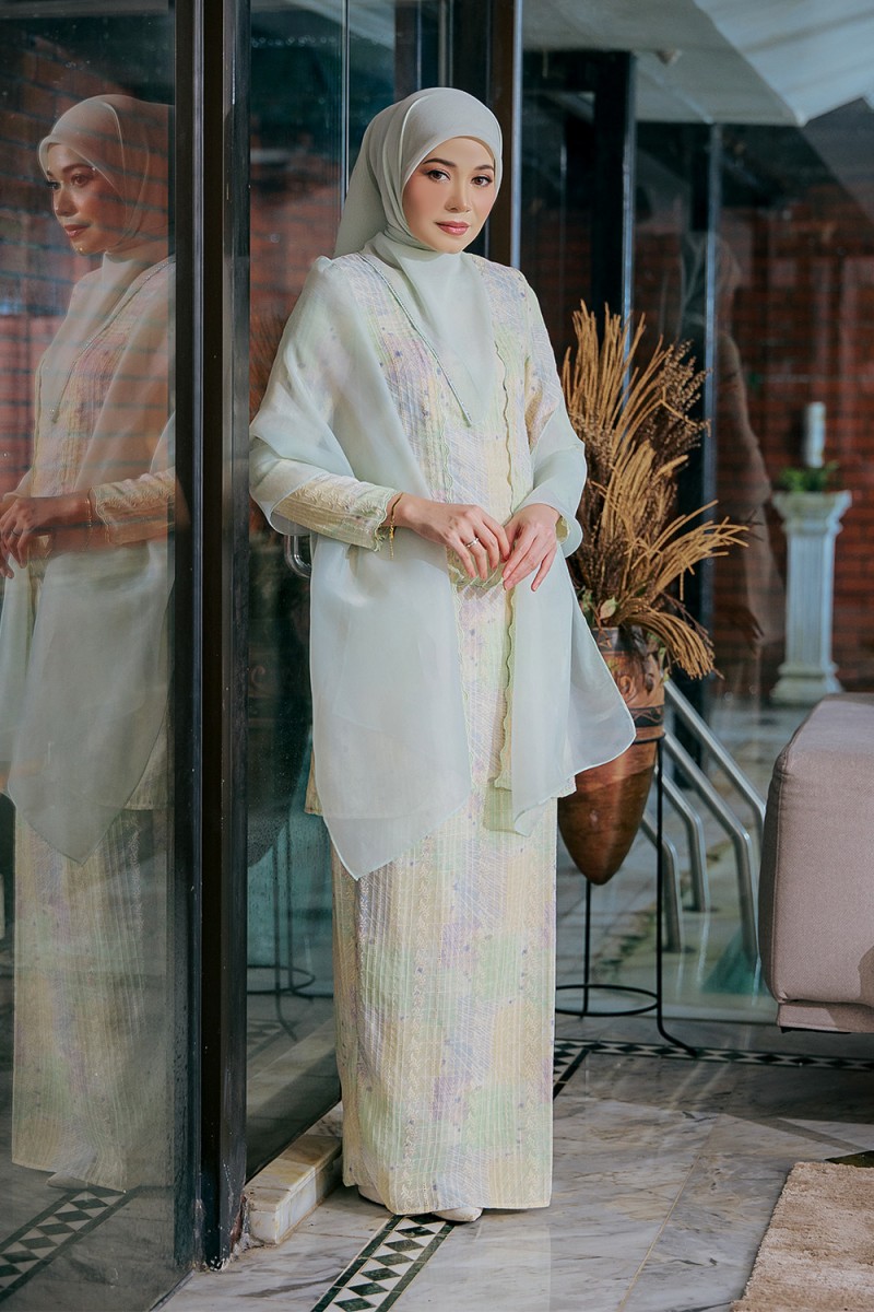 Inaya Kebaya - Dusty Green