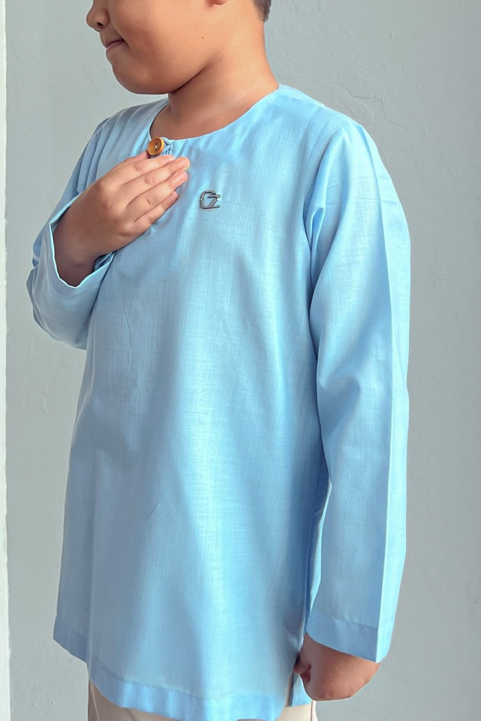 Kurta Fateh Kids - Baby Blue