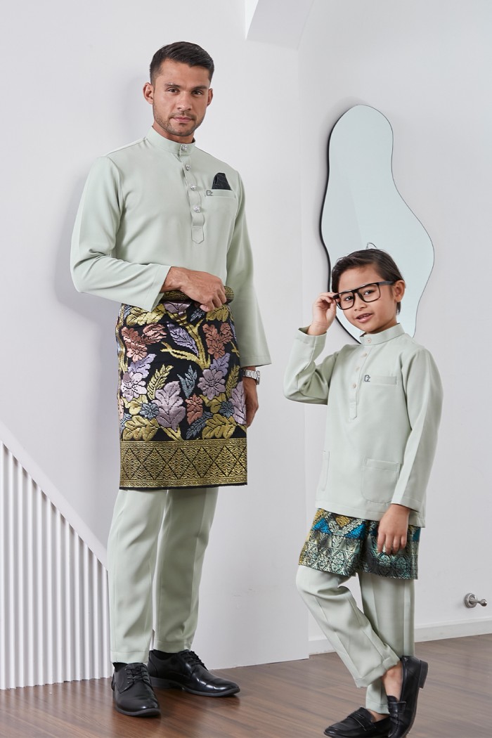 Baju Melayu Yusoff - Pine Green