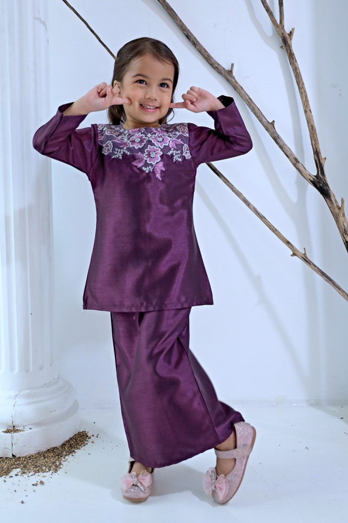 Talita Silk Kids - Plum Purple