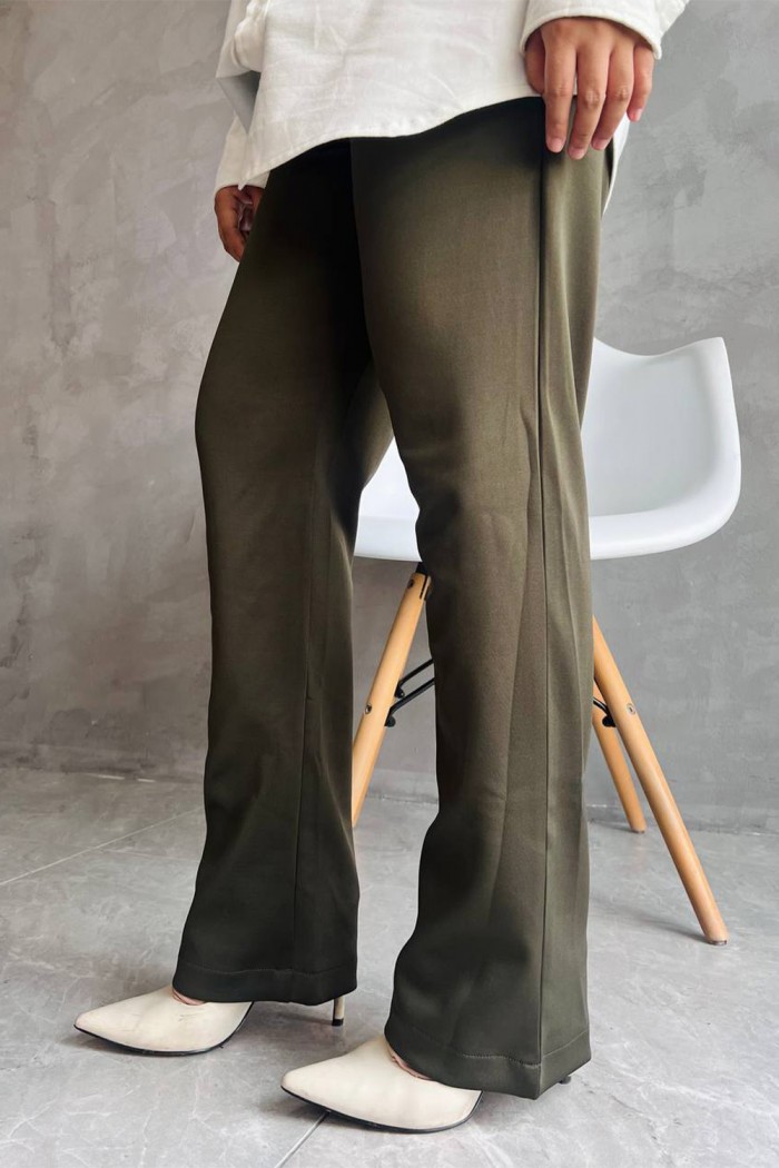 Qeisha Pants - Dark Olive