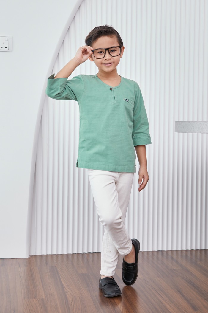 Kurta Hayder Kids - Mint Green