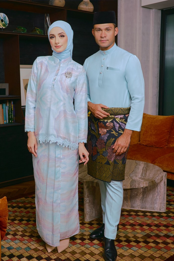 Eva Mini Kurung - Mint Blue