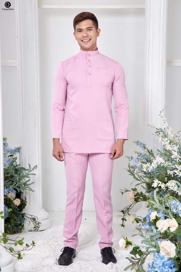 Baju Melayu Yusoff - Purple Bandung