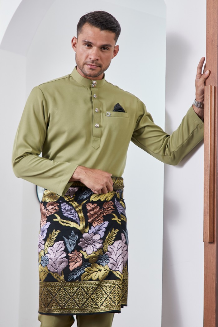 Baju Melayu Yusoff - Olive Green