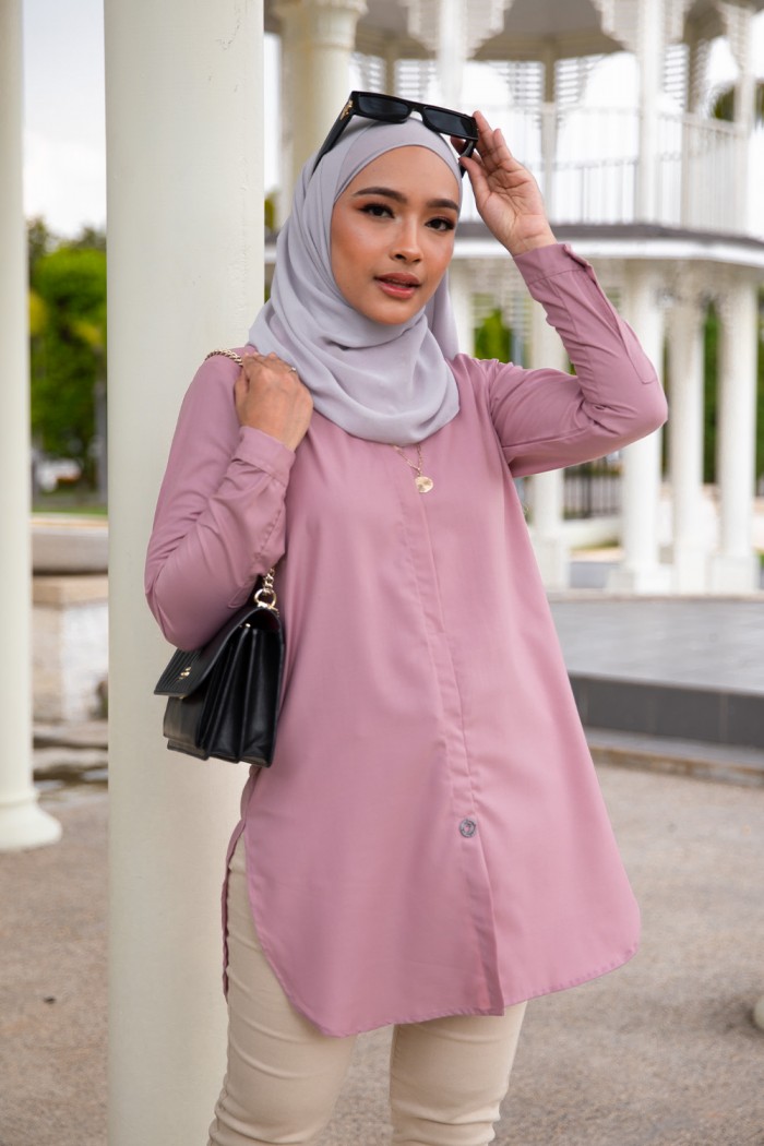 Aileen Blouse - Dusty Pink