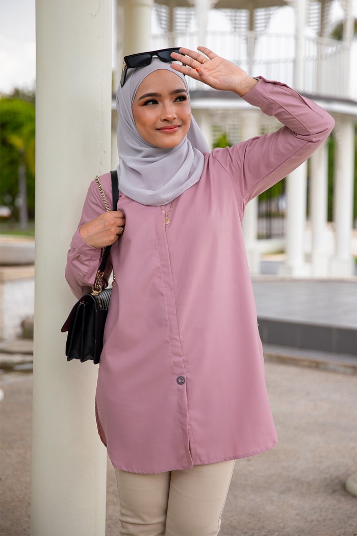 Aileen Blouse - Dusty Pink