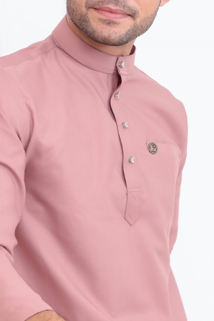 Baju Melayu Umarr  - Dusty Pink