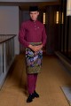 Baju Melayu Yusoff - Burgundy