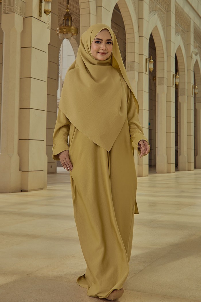 Abaya Aisyah - Light Olive