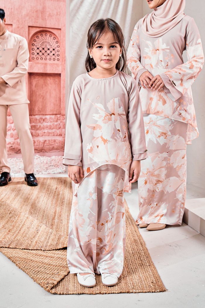 Julita Kurung Kids - Nude Brown