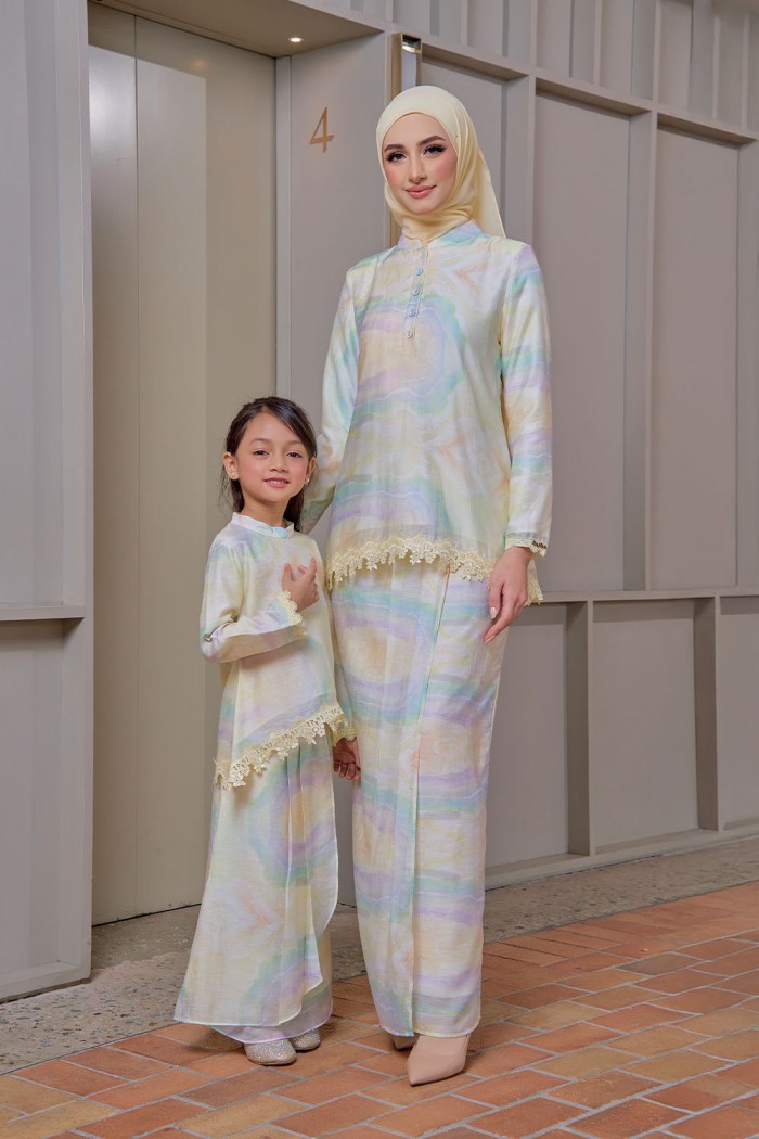 Eva Mini Kurung - Soft Yellow