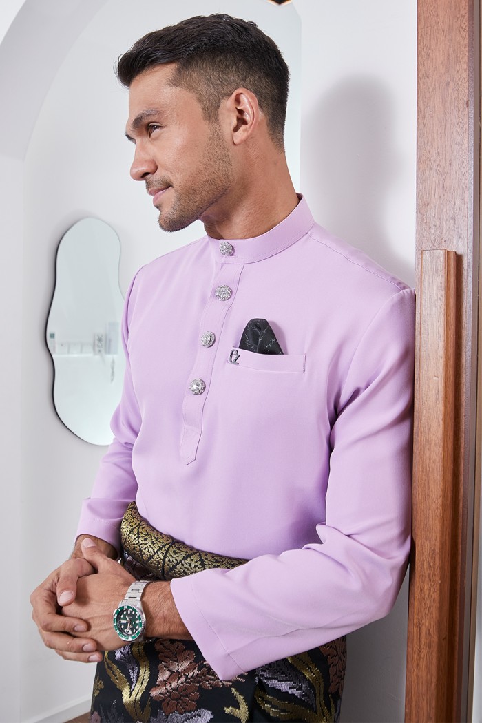 Baju Melayu Yusoff - Lilac