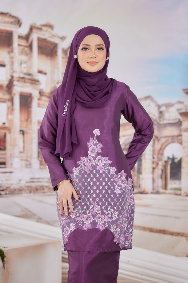 Talita Silk Luxe - Plum Purple