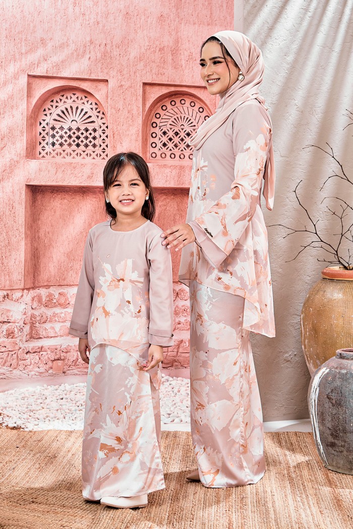 Julita Kurung Kids - Nude Brown