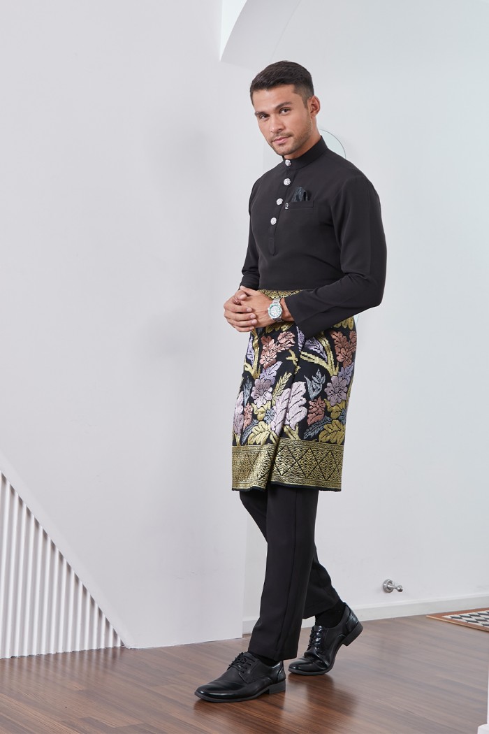 Baju Melayu Yusoff - Exclusive Black