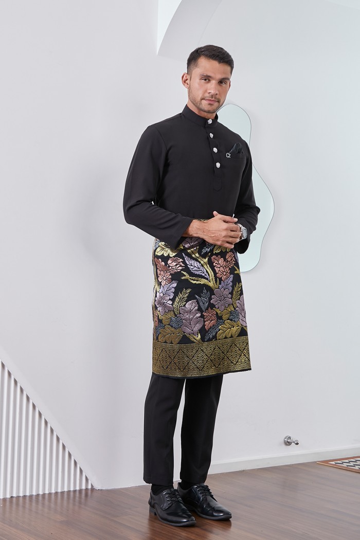 Baju Melayu Yusoff - Exclusive Black