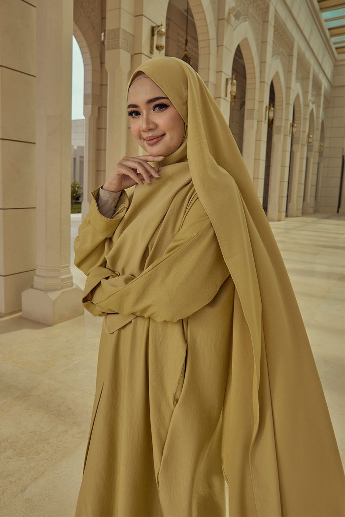 Abaya Aisyah - Light Olive