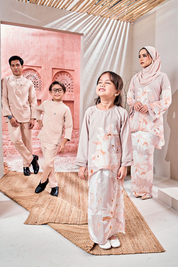 Julita Kurung Kids - Nude Brown