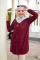 Aileen Blouse - Maroon