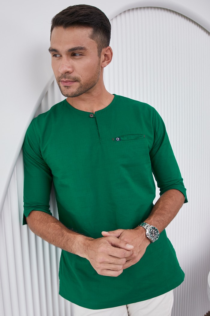 Kurta Hayder - Emerald Green