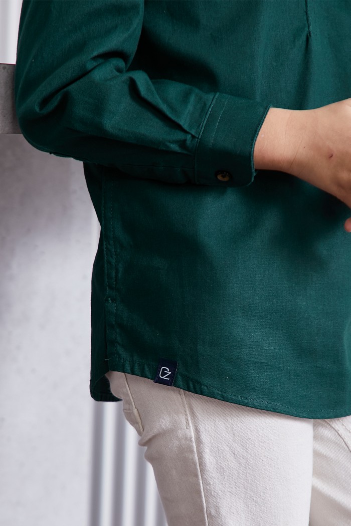 Kurta Fahd Kids - Emerald Green