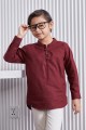 Kurta Fahd Kids - Maroon