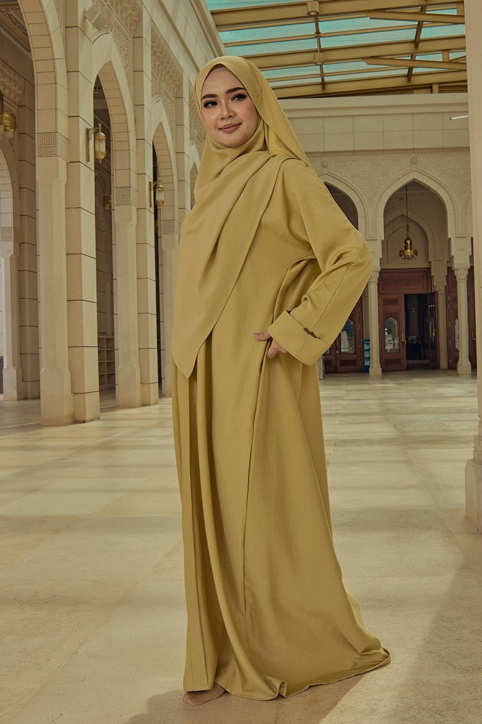 Abaya Aisyah - Light Olive