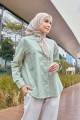 Clara Blouse - Pine Green