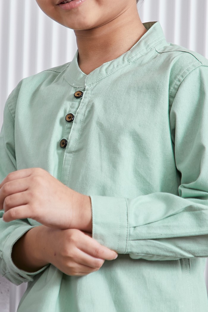 Kurta Fahd Kids - Mint Green