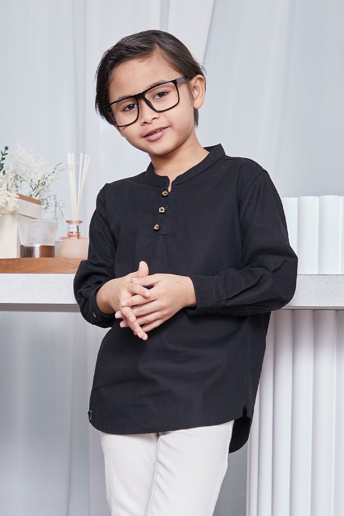 Kurta Fahd Kids - Exclusive Black