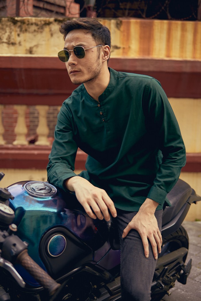 Kurta Fahd - Emerald Green