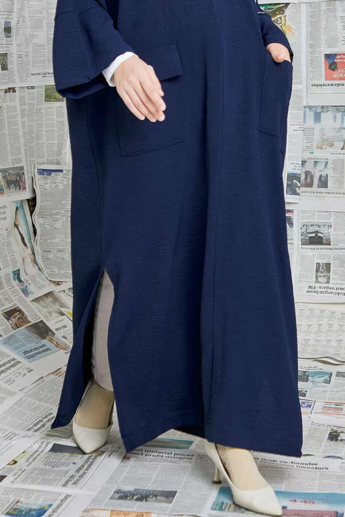 Carya Kaftan - Navy Blue