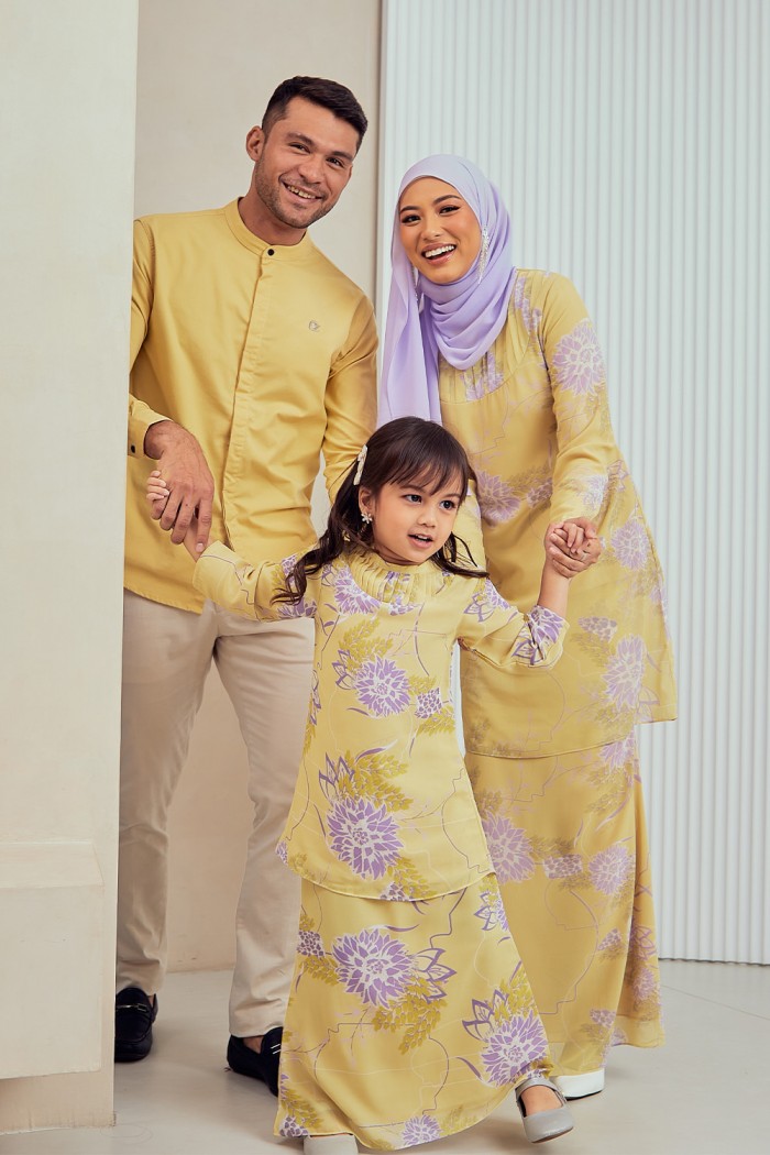 Fatyma Printed - Soft Yellow