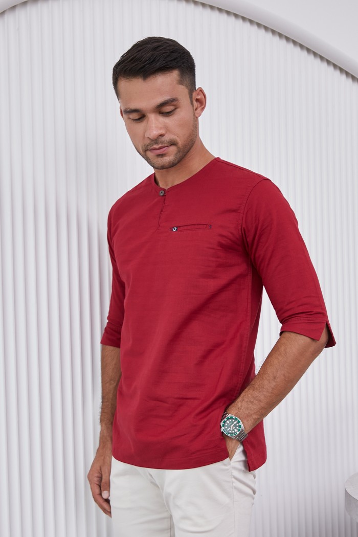 Kurta Hayder - Maroon