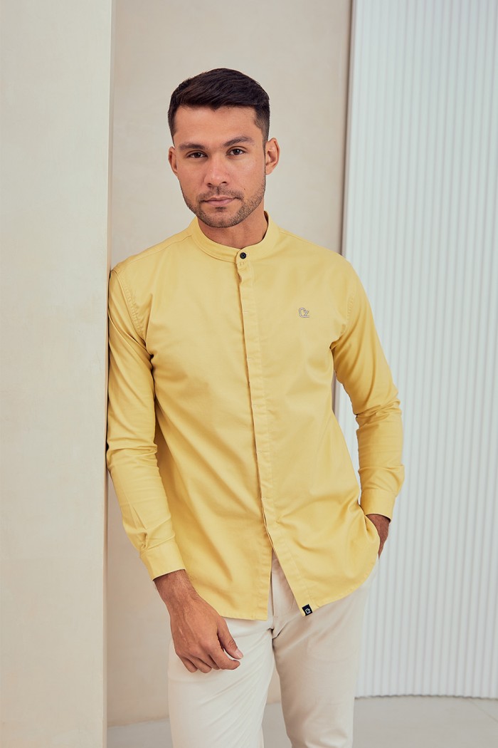 Maleque Shirt - Mustard Yellow