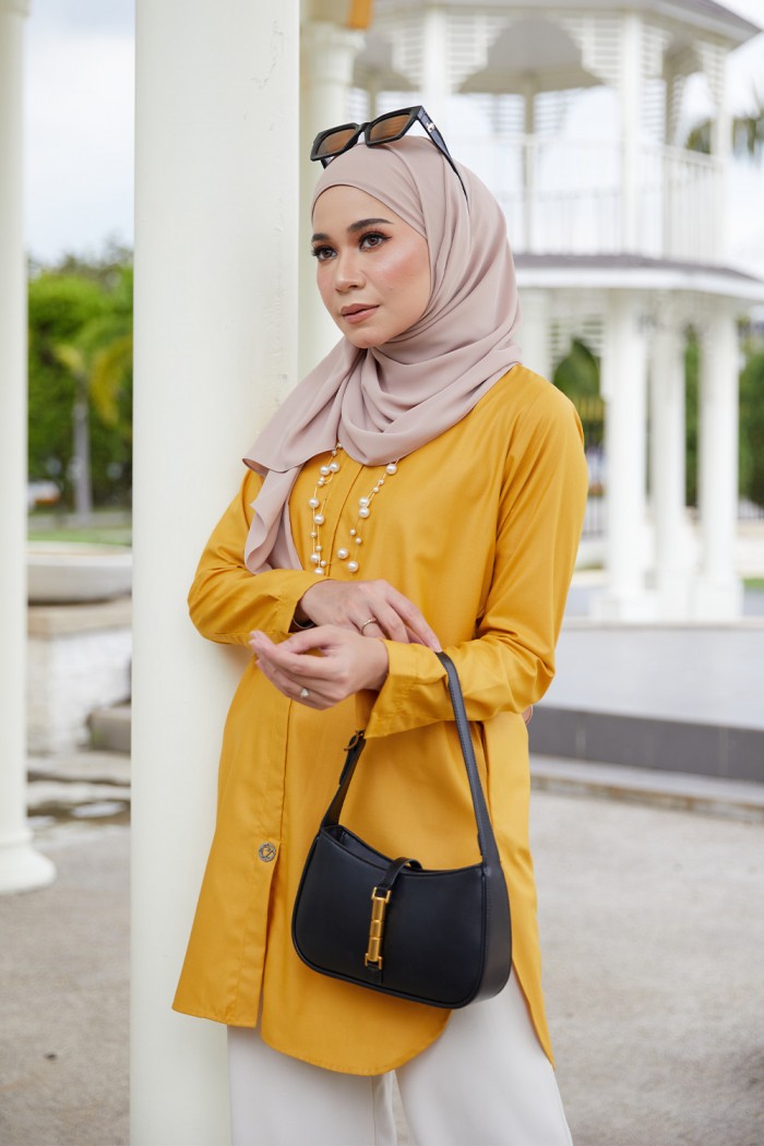 Aileen Blouse - Mustard Gold