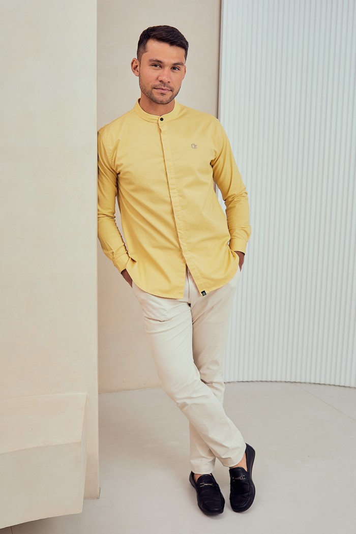 Maleque Shirt - Mustard Yellow