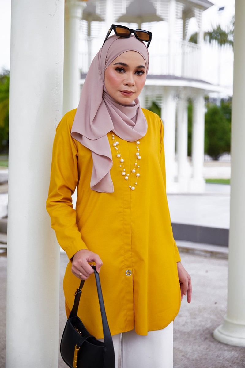 Aileen Blouse - Mustard Gold