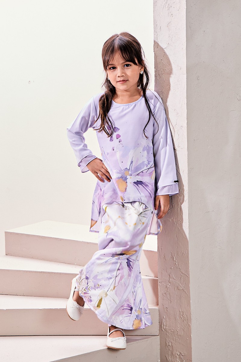 Julita Kurung Kids - Lavender