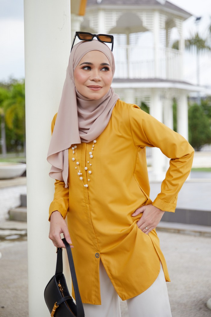 Aileen Blouse - Mustard Gold