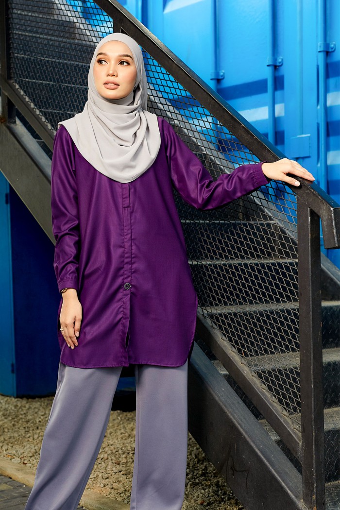 Aileen Blouse - Dark Purple